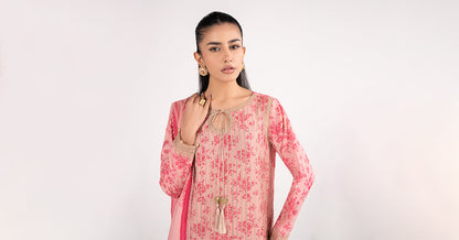 3 PIECE STITCHED - LAWN | EMBROIDERED