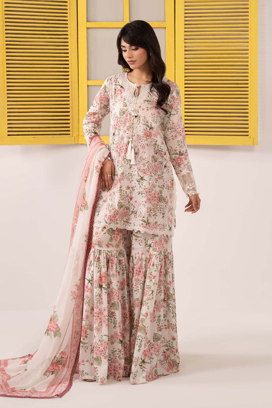 3 PIECE STITCHED - LAWN | EMBROIDERED
