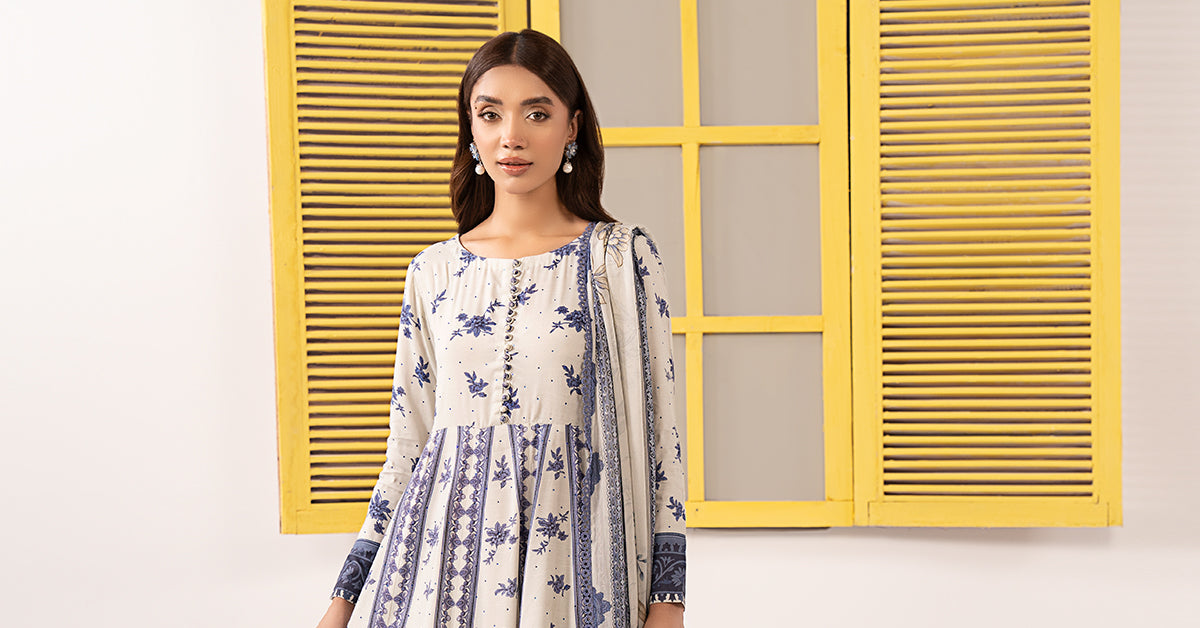 3 PIECE STITCHED - RAW SILK | EMBROIDERED