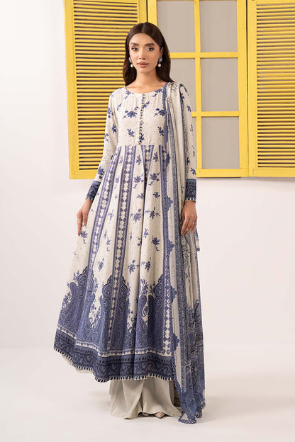 3 PIECE STITCHED - RAW SILK | EMBROIDERED