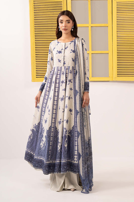 3 PIECE STITCHED - RAW SILK | EMBROIDERED