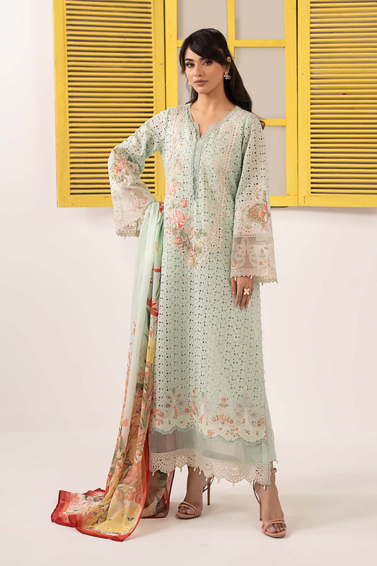 3 PIECE STITCHED - LAWN | EMBROIDERED