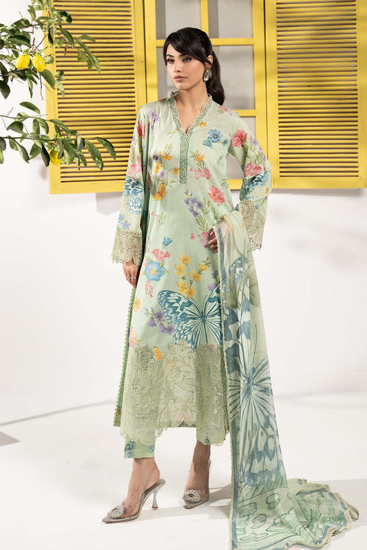 3 PIECE STITCHED - LAWN | EMBROIDERED