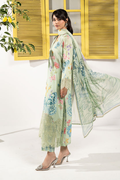 3 PIECE STITCHED - LAWN | EMBROIDERED