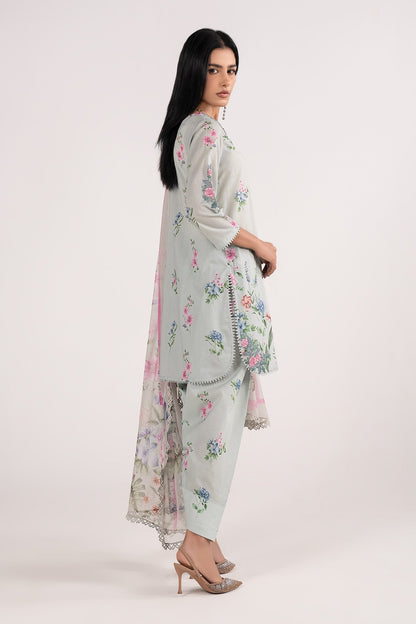3 PIECE STITCHED - LAWN | EMBROIDERED