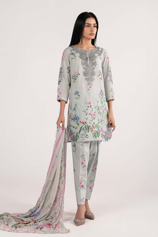 3 PIECE STITCHED - LAWN | EMBROIDERED