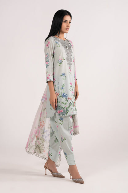 3 PIECE STITCHED - LAWN | EMBROIDERED
