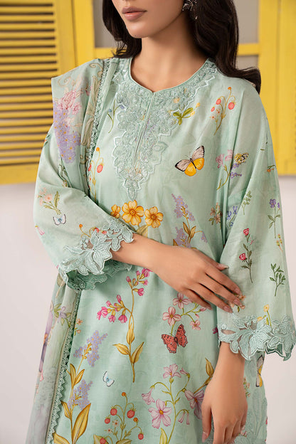 3 PIECE STITCHED - LAWN | EMBROIDERED