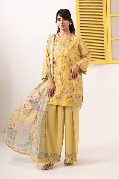 3 PIECE STITCHED - LAWN | EMBROIDERED