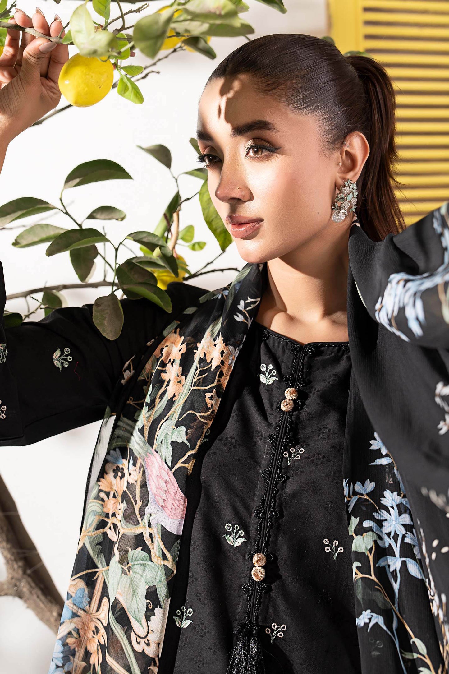 3 PIECE STITCHED - DOBBY LAWN | EMBROIDERED