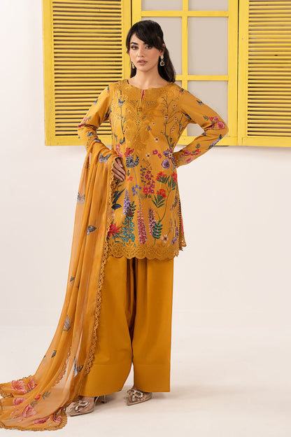 3 PIECE STITCHED - LAWN | EMBROIDERED