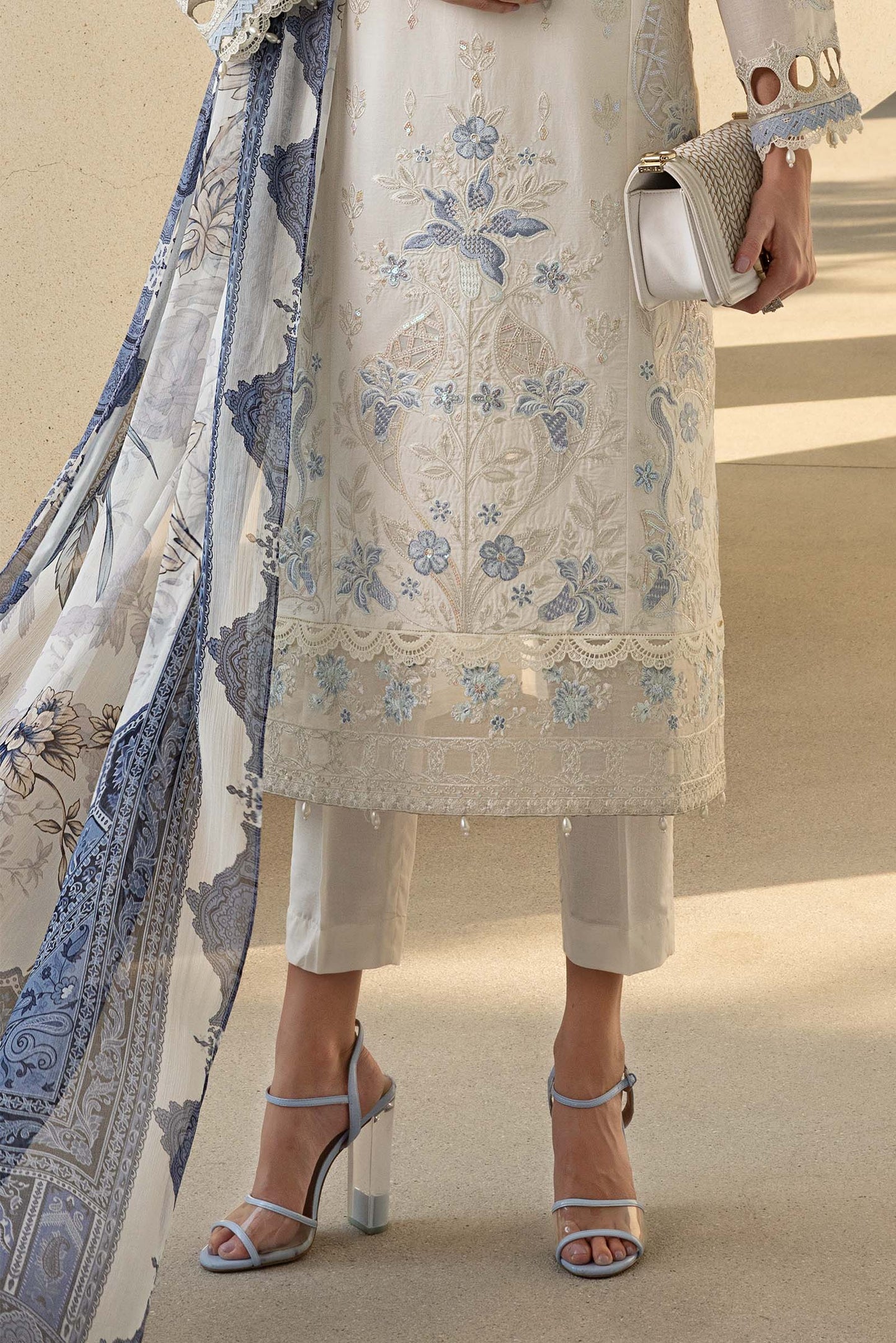 3 PIECE STITCHED - LAWN | EMBROIDERED