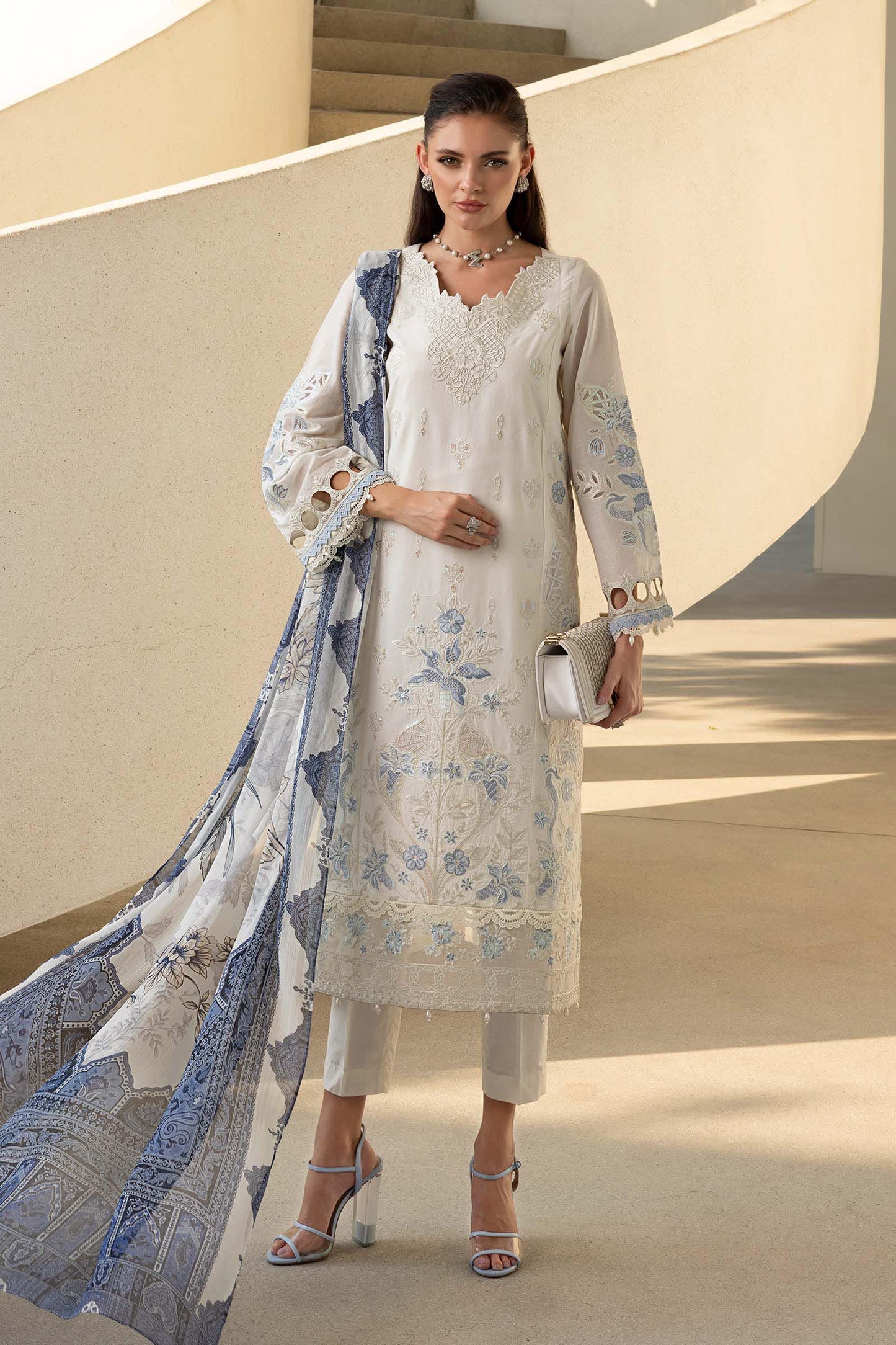 3 PIECE STITCHED - LAWN | EMBROIDERED