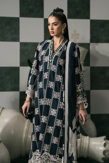 3 PIECE STITCHED - LAWN | EMBROIDERED