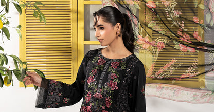 3 PIECE STITCHED - DOBBY LAWN | EMBROIDERED
