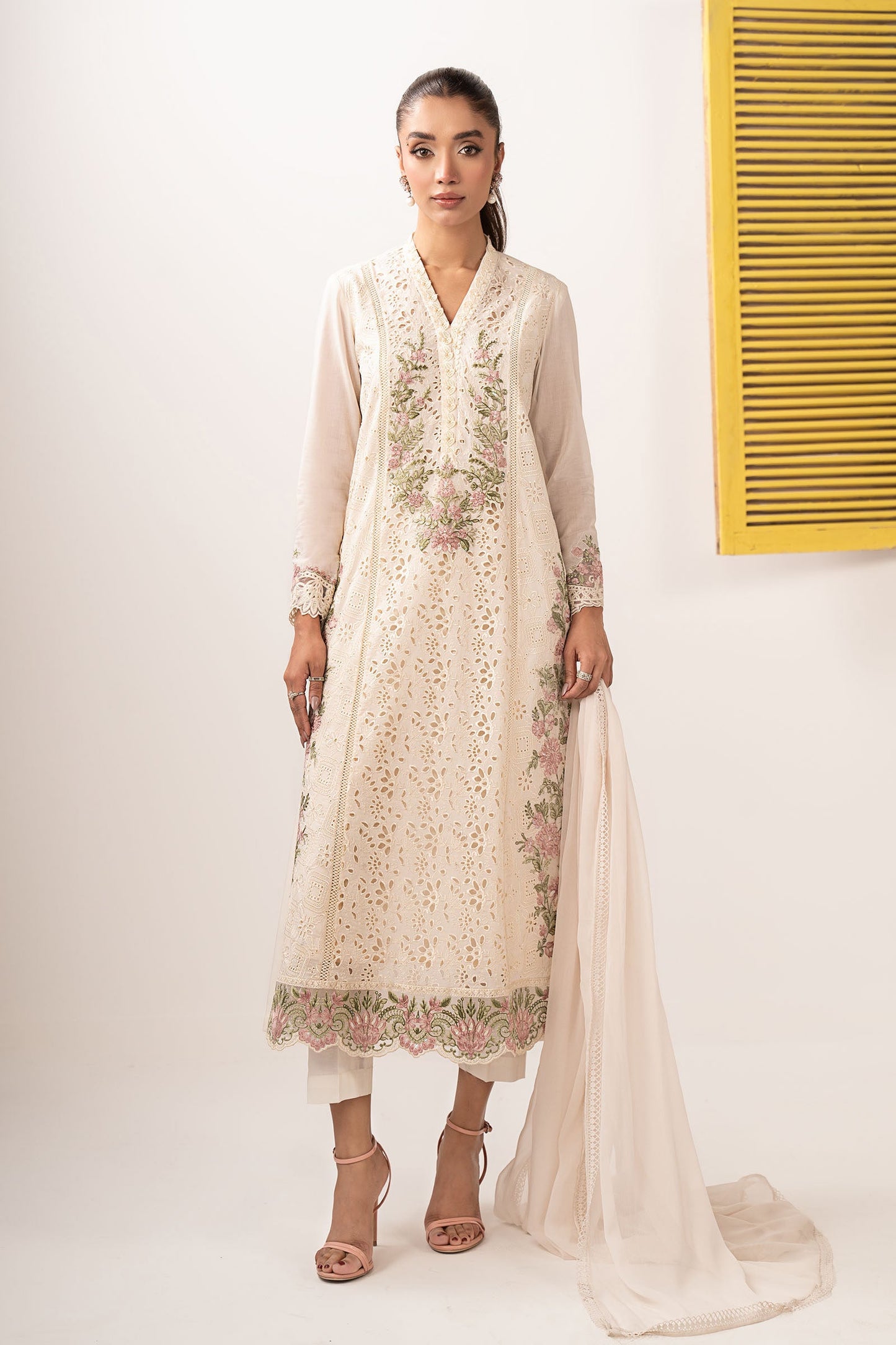 3 PIECE STITCHED - LAWN | EMBROIDERED