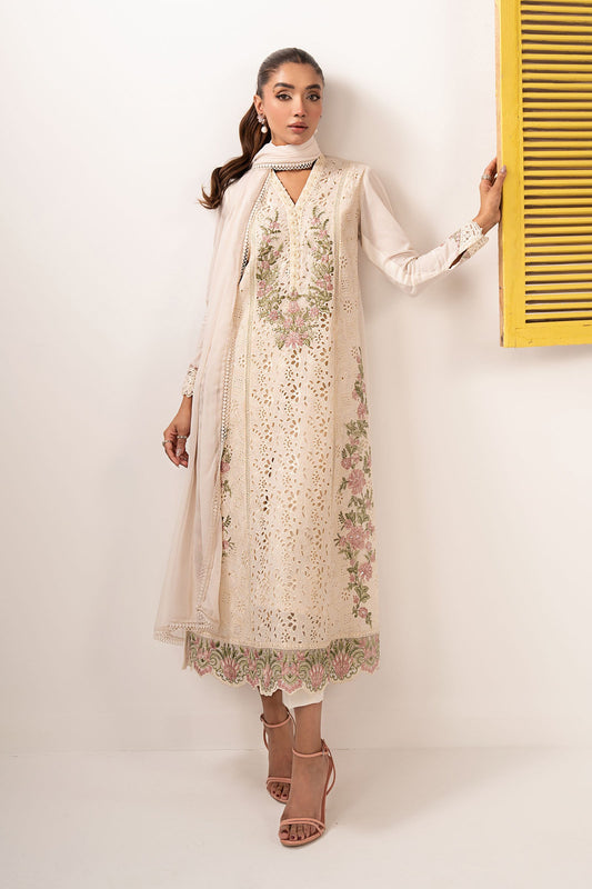3 PIECE STITCHED - LAWN | EMBROIDERED