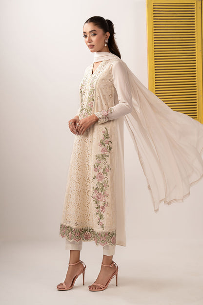 3 PIECE STITCHED - LAWN | EMBROIDERED