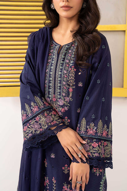 3 PIECE STITCHED - DOBBY LAWN | EMBROIDERED