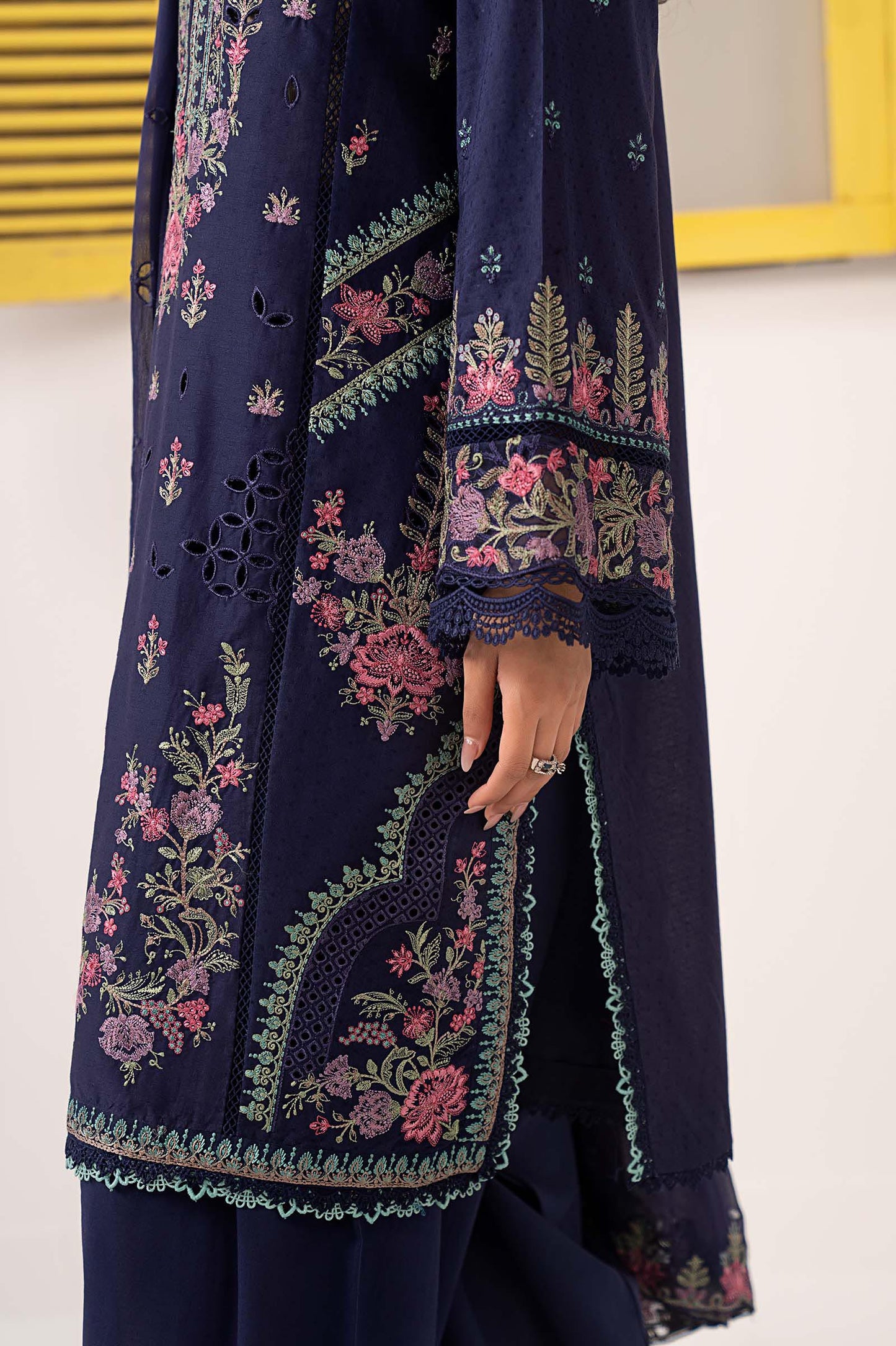 3 PIECE STITCHED - DOBBY LAWN | EMBROIDERED