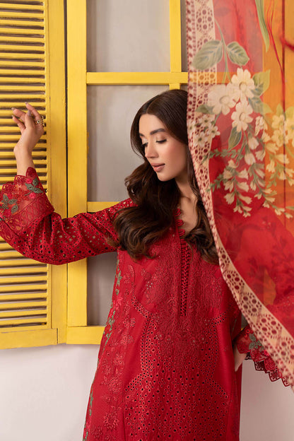 3 PIECE STITCHED - DOBBY LAWN | EMBROIDERED