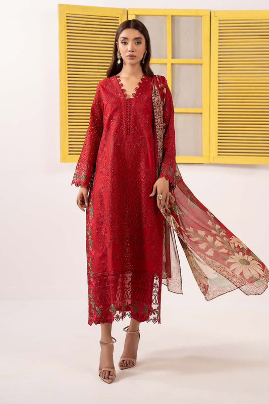 3 PIECE STITCHED - DOBBY LAWN | EMBROIDERED