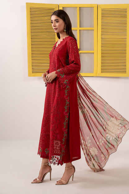 3 PIECE STITCHED - DOBBY LAWN | EMBROIDERED