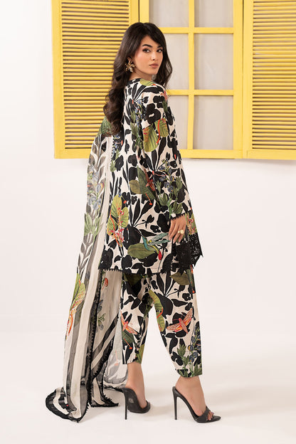 3 PIECE STITCHED - LAWN | EMBROIDERED