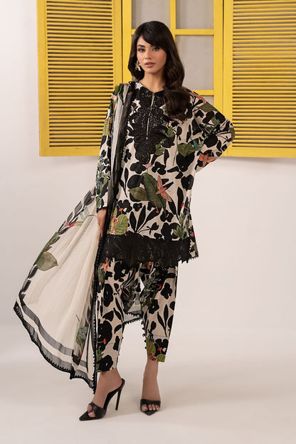 3 PIECE STITCHED - LAWN | EMBROIDERED