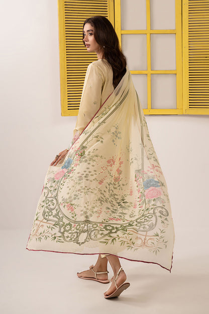 3 PIECE STITCHED - DOBBY LAWN | EMBROIDERED