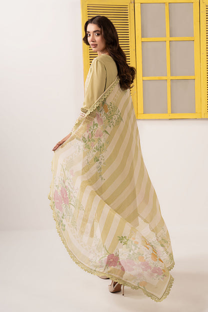 3 PIECE STITCHED - DOBBY LAWN | EMBROIDERED