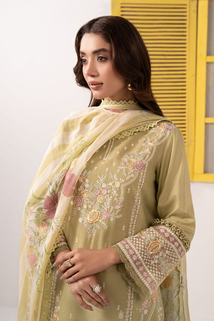 3 PIECE STITCHED - DOBBY LAWN | EMBROIDERED