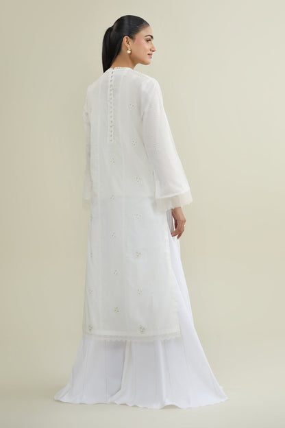 2 PIECE UNSTITCHED - LAWN | EMBROIDERED