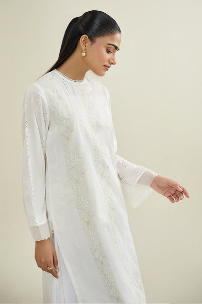 2 PIECE UNSTITCHED - LAWN | EMBROIDERED