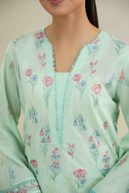3 PIECE UNSTITCHED - LAWN  |  EMBROIDERED