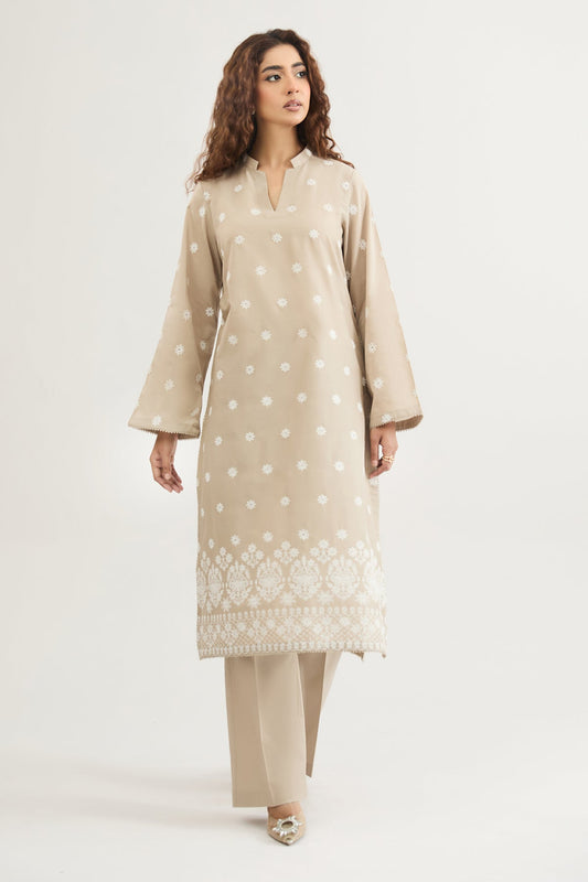2 PIECE UNSTITCHED - LAWN | EMBROIDERED