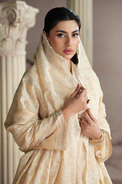 4 PIECE UNSTITCHED - MALMAL | EMBROIDERED