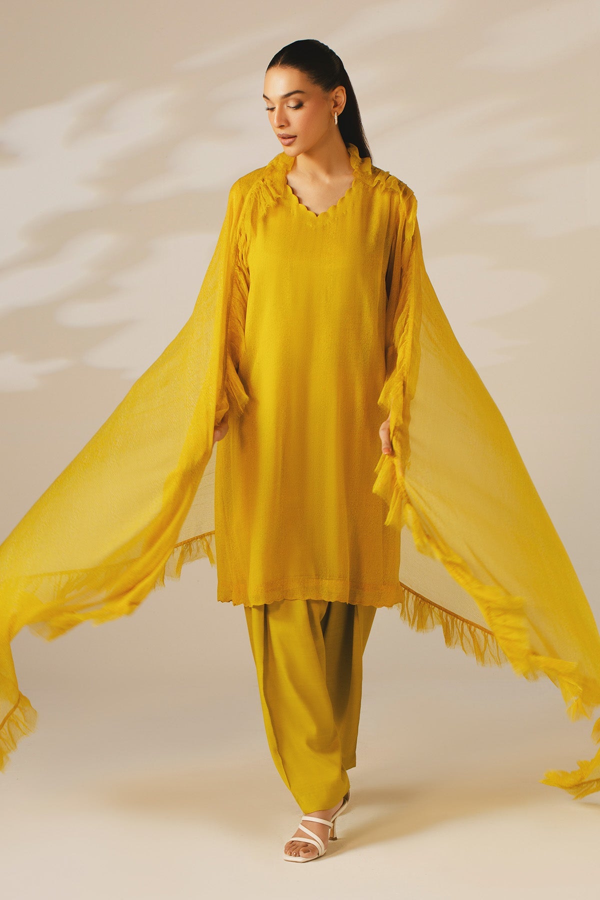 4 PIECE STITCHED - BAMBERG CHIFFON | PRINTED