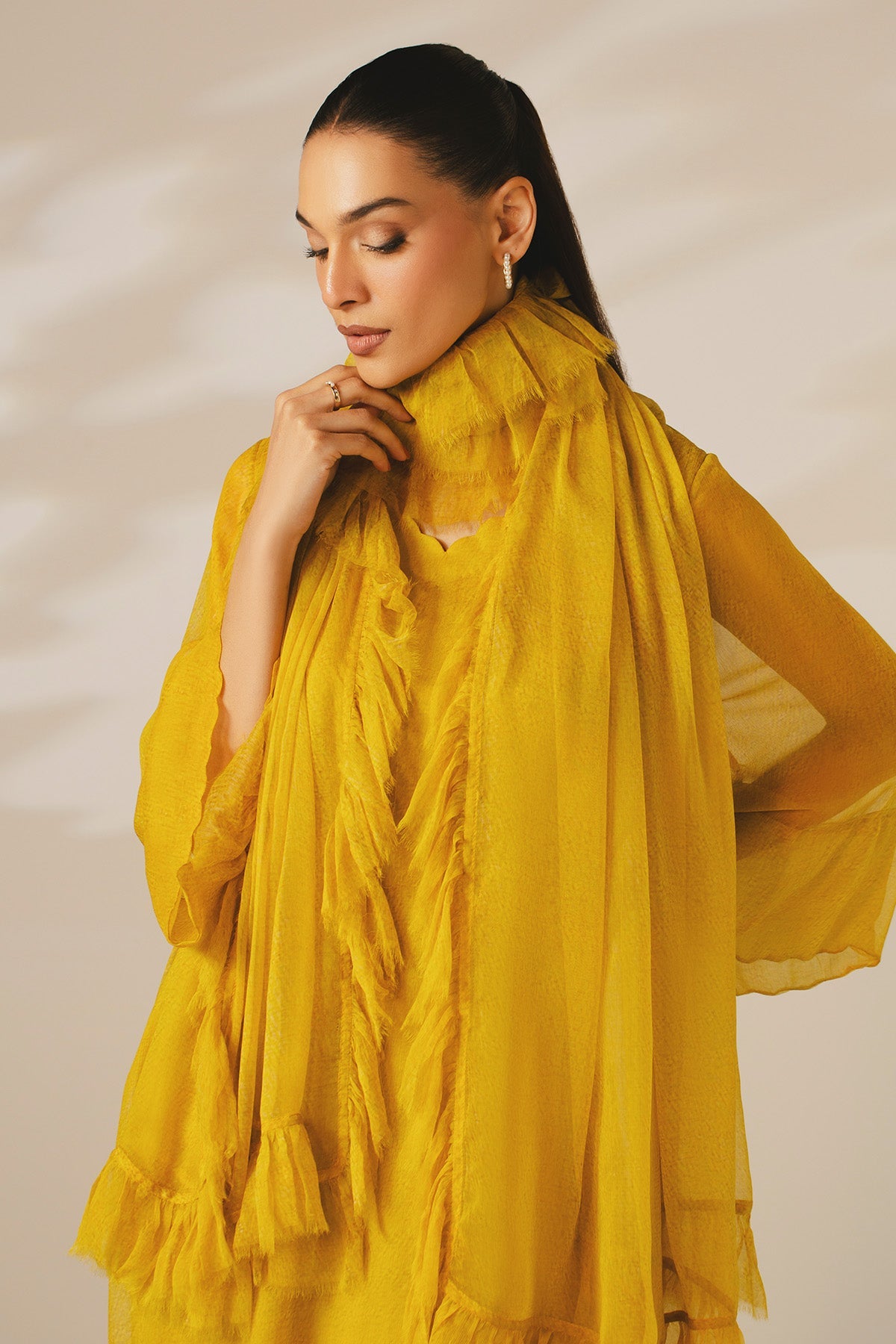 4 PIECE STITCHED - BAMBERG CHIFFON | PRINTED