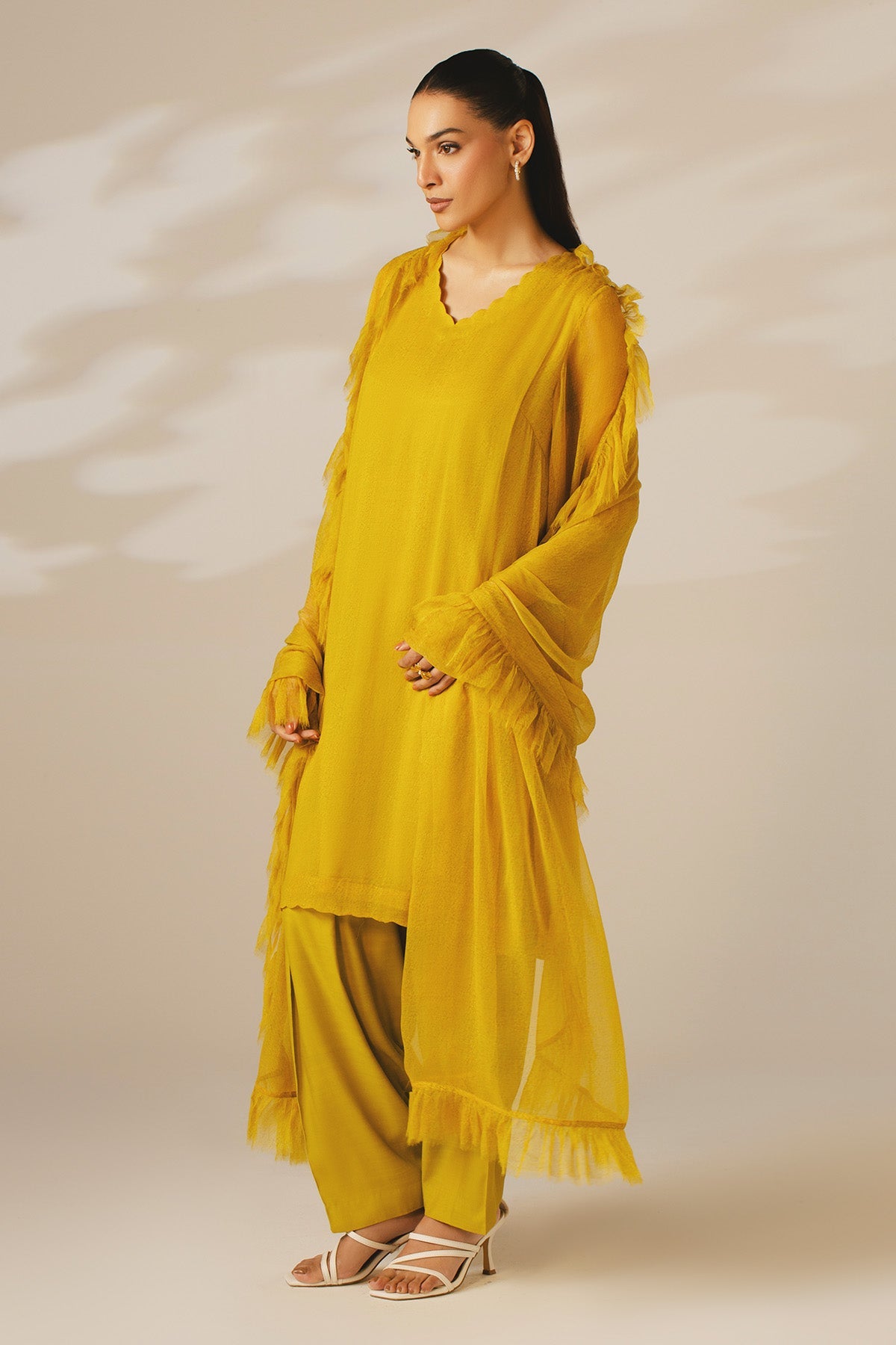 4 PIECE STITCHED - BAMBERG CHIFFON | PRINTED