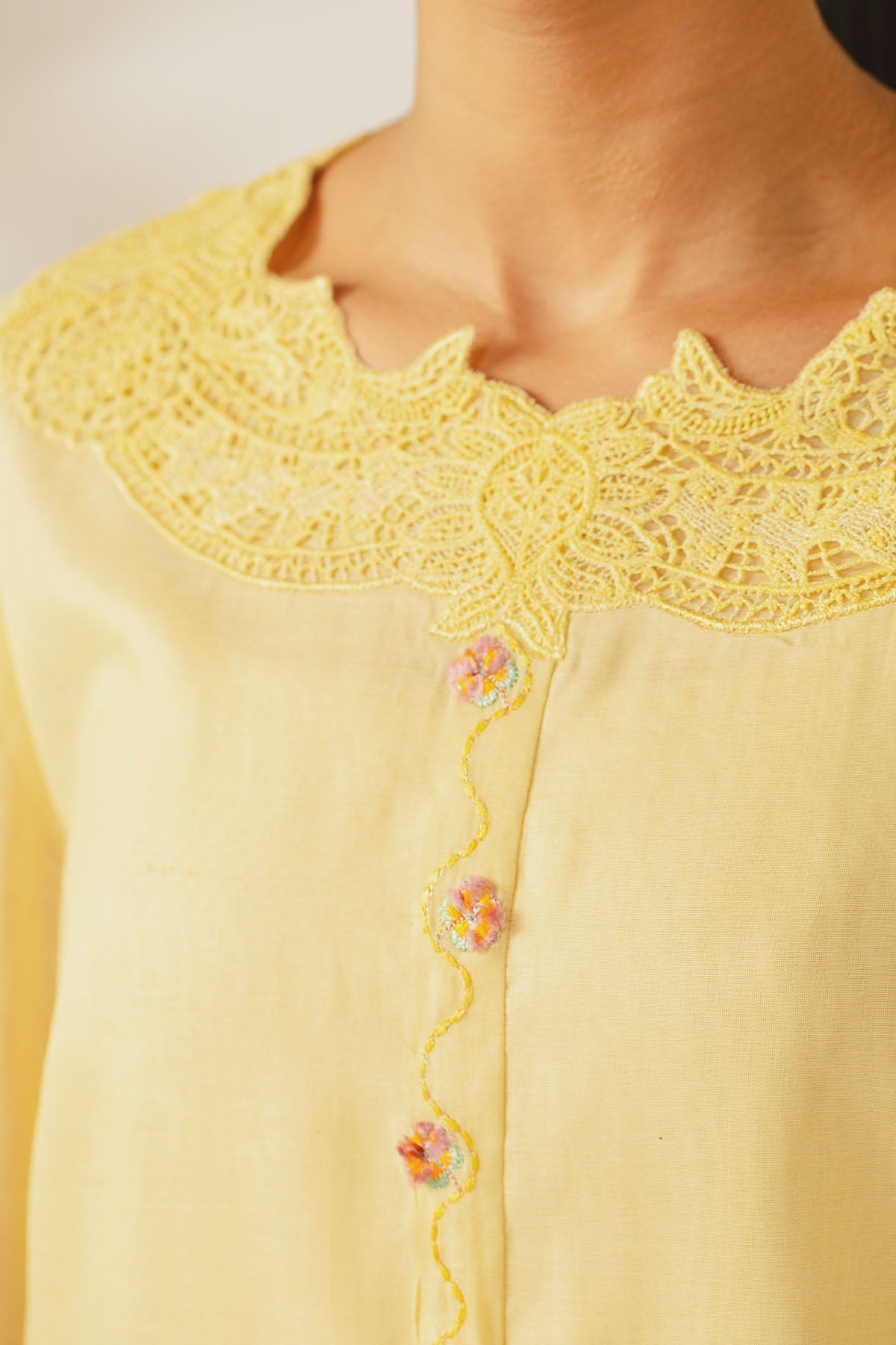 2 PIECE STITCHED - KARA COTTON | EMBROIDERED