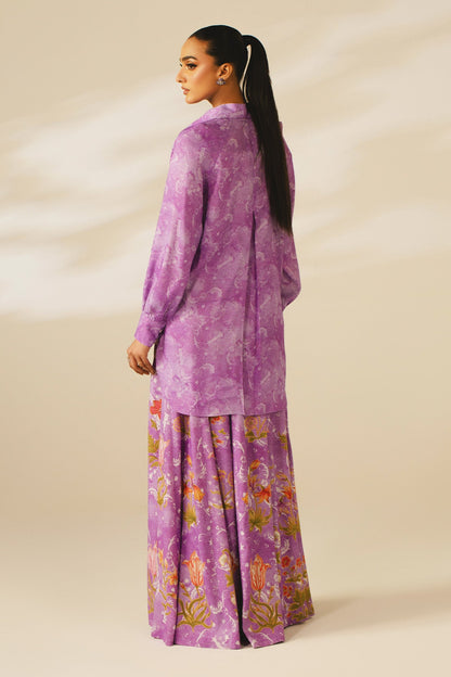 2 PIECE STITCHED - RAW SILK | PRINTED