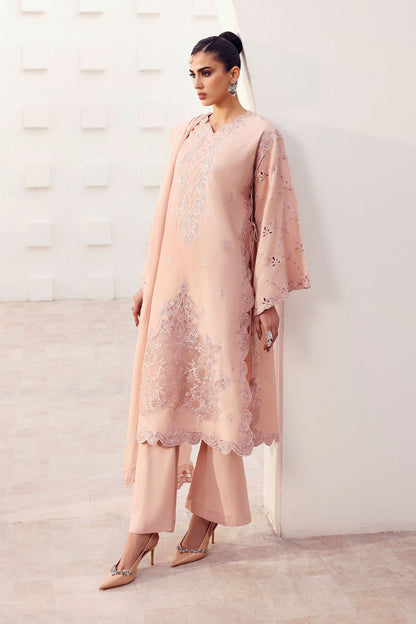 3 PIECE STITCHED - RAW SILK | EMBROIDERED