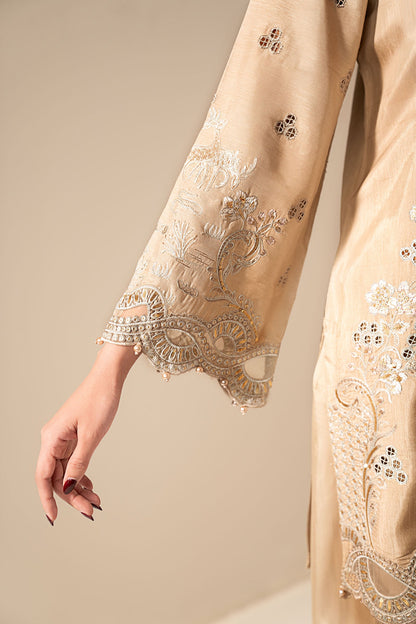 3 PIECE STITCHED - RAW SILK | EMBROIDERED