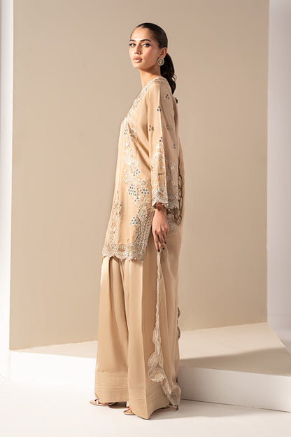 3 PIECE STITCHED - RAW SILK | EMBROIDERED