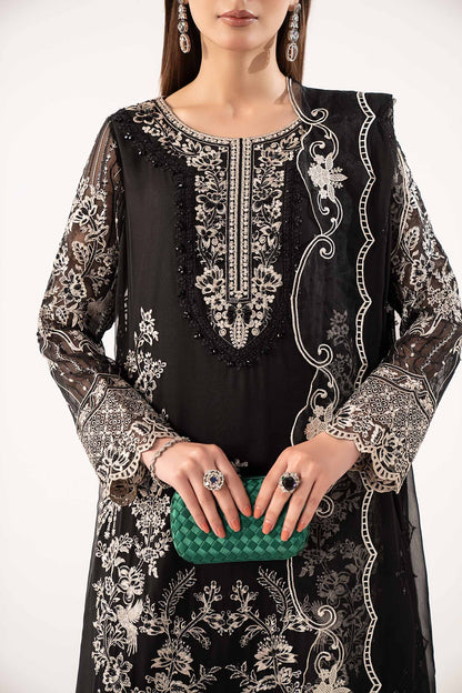 3 PIECE STITCHED - CHIFFON | EMBROIDERED