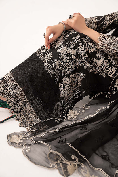 3 PIECE STITCHED - CHIFFON | EMBROIDERED