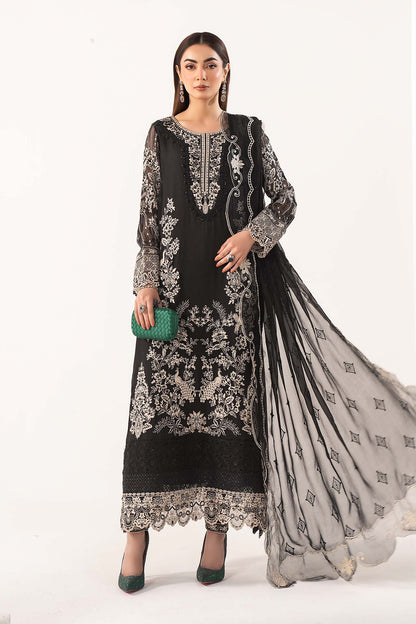 3 PIECE STITCHED - CHIFFON | EMBROIDERED