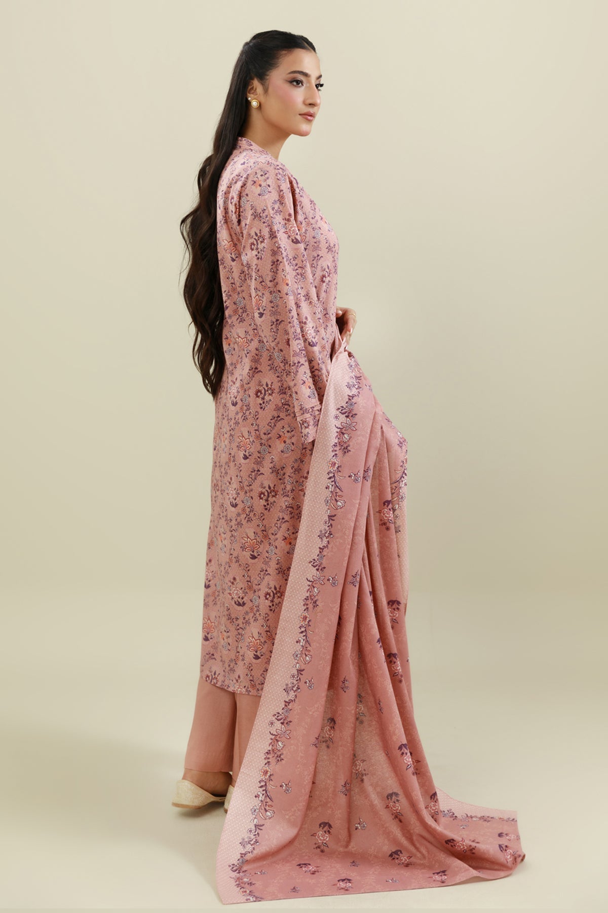 3 PIECE UNSTITCHED - LAWN  |  PRINTED