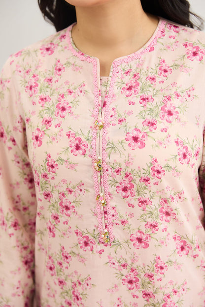 3 PIECE UNSTITCHED - LAWN | EMBROIDERED